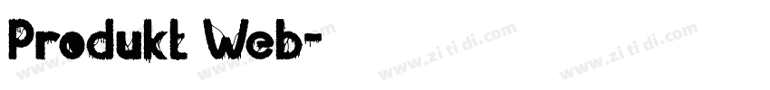 Produkt Web字体转换